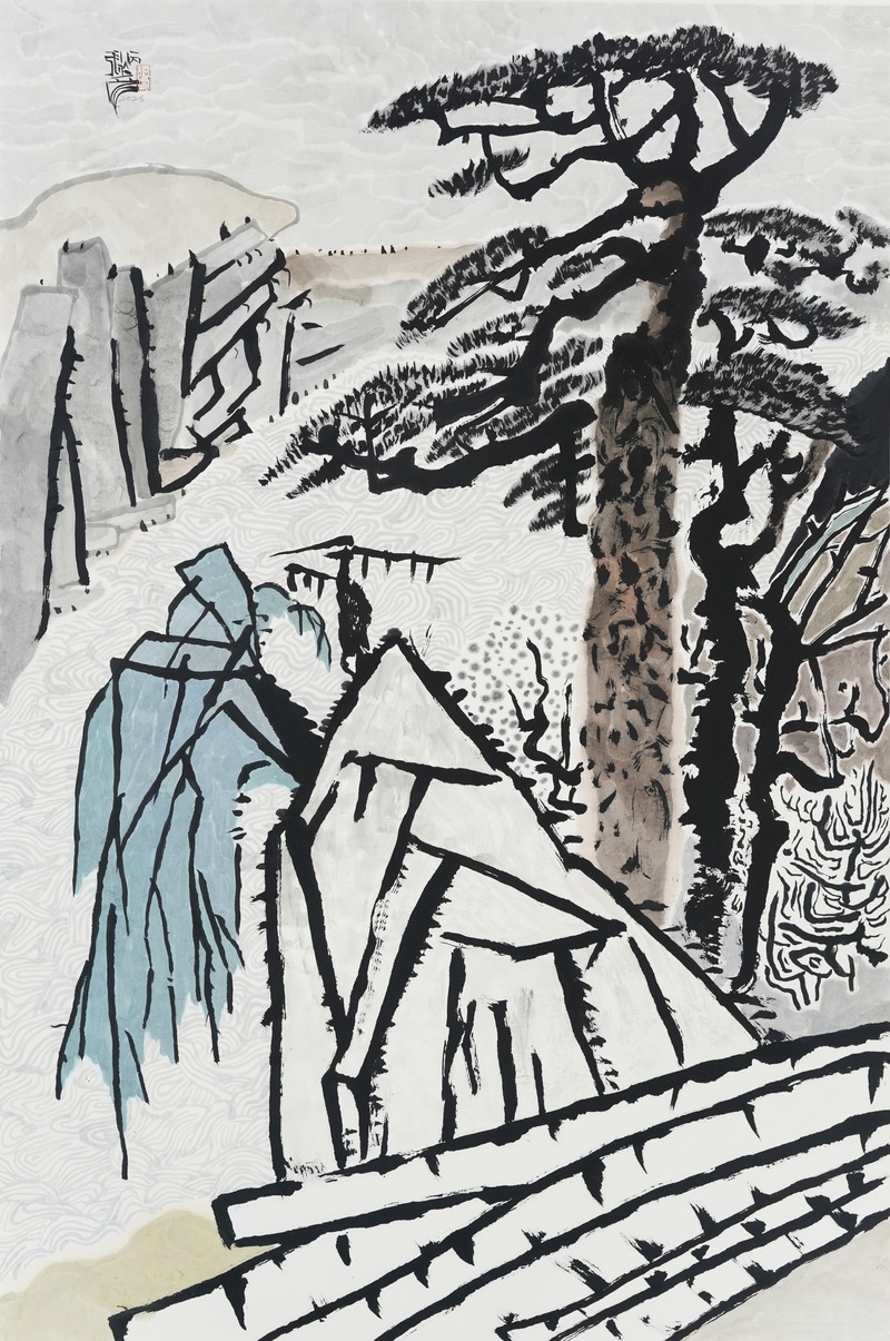 Jang Byeong Eun · Eastbrush · 张炳彥 · Landscape_in_Mind ·  ink_and_light_color_on_paper · 1050mm_x_700mm · 2026